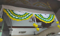 Sunlit Scallop Crochet Door Valance (Toran)