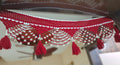 Scarlet Pearl Crochet Door Valance (Toran)