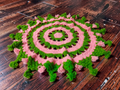 Pink & Green Tablemat