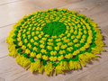 Yellow & Green Tablemat (Thaliposh)